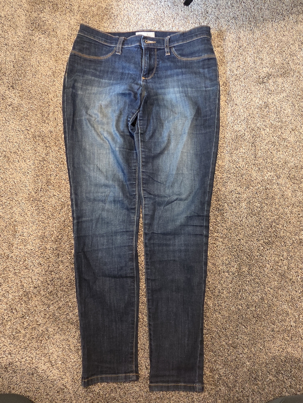 Banana Republic Sz 10/30 Dark Blue Mid-rise Skinny Jeans
